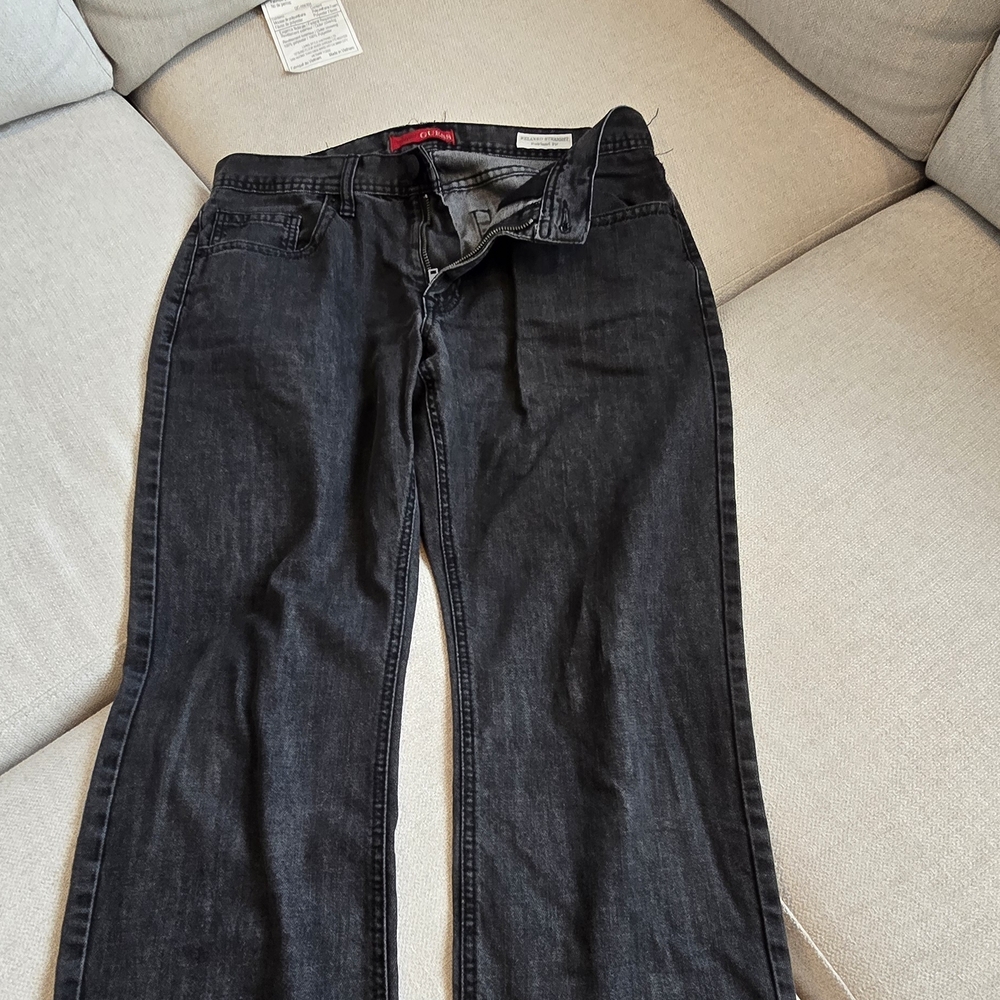 Guess Men's Black Bootcut Jeans